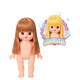 [80% new] Milu long hair sister suit 26cm children's toys girls birthday gift simulation doll play house toys 515389