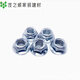 XMSJGB6187金属嵌入式锁紧螺帽六角金属自锁螺母法兰自锁M10*14边 0*14边