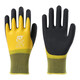 Guantes Guantes de trabajo Improteo de caucho impregnado de goma impermeable y anti-látex espuma de goma Sitio de construcción de goma de caucho