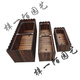 Carbonized flower box anti-corrosion wood structure anti-corrosion wood rectangular balcony vegetable planting box bucket outdoor terrace set length, width and height 120*50*40 thick 1.2 large