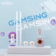 Sensitive somatosensorische Air Drum Smart tragbare Home Virtuelle AR -Anfänger Hammer Jazz Drum Praxis Artefakt 4 Drum 3 Cymbal White Entertainment Version (keine Schritte)