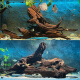 Großes sinkendes Holz 60-80 cm Fischtank Landschaftsgestaltung Ornamente Großer Baumstumpf Drachen Fischtankbogenbrücke sinken Holzaquariumqualität 9854 wurde in Sekunden gekocht
