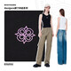 
Navigare Italian sailing women's tight vest embroidered base top 3314904502 black L