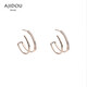 AJIDOU Ajidou earrings Baroque style imitation pearl exquisite high-end earrings small earrings for girls as gifts for girls