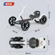 Mom and Dad Children's Kart Four-wheel Electric Vehicle 1-8 Years Old Balance Car Four-wheel Children's Gifts Can Be Sit Adults with Remote Control
