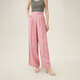 
Fan Silanen's high-waisted lazy casual floor pants 2024 summer clothing new product thin wide-leg pants 24FS12213 Khaki M