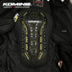 KOMINE SAFETY&INNOVATION摩托车骑行服内置更换CE2龟背铠甲护背板硬式防护龟甲硬壳 SK-829 黑色 L