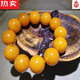 SNQP Beeswax Amber Optimized Old Beeswax Bracelet High-quality Tiger Skin Blood Thread Pattern Bracelet Men's Size Full Honey Old Wax 20mm