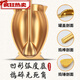 Solid brass medicine jar, brass medicine maker, hand-made old medicine jar, garlic pounder, medicine jar, brass cup, Chinese herbal medicine punch, large jar mouth 90mm, inner depth 130mm