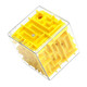 3D three-dimensional magic maze children's toy, six-sided walking beads to break through levels, concentration training, Rubik's cube, decompression and unlocking, 3 random styles - can be noted