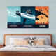 Carloland Avengers Poster Marvel Wandaufkleber Spider-Man Captain America Dekorieren Sie das Schlafsaal Extra Large Tapete FY (PP) 1484 Breite 160 cm 80 cm