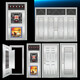 XMSJ304 stainless steel door single door stainless steel anti-theft door household entry mother door villa rural style 9902
