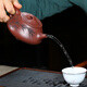 Guyuetang Yixing famous pure handmade purple clay teapot craftsman teapot gentleman stone ladle teapot large size 300ml 300ml