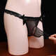 Sous-vêtements sexuels pour hommes adultes Perverted, sangles transparentes, bas, taille basse sexy grande taille couple couple ouvrie