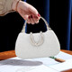 Sepholun (Seefulun) Mode Socialite Dinner -Tasche Dünne Blitzhandtasche Damen Clutch Bag Handy Kleider Party Tasche Rot Teppich Laufstegtasche Silber