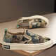 VISTURSI brand canvas shoes for men 2025 new summer breathable sports and casual lazy Doudou old Beijing cloth shoes one-legged [main picture] green 41
