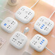 Baniu multi-functional household desktop small plug-in board with USB socket panel multi-hole plug-in board with cable plug-in board for dormitory for student plug-in board multi-plug power extension cable BANIU 835 white: 3-position 2.8 meters