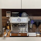 Baicui PE3899 Máquina de café italiano Comercial Máquina de molienda semiautomática Máquina de espuma de leche pequeña Bomba dual Dual horno