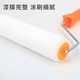 卡夫威尔油漆滚筒刷子9寸4个滚芯 乳胶漆涂料滚刷毛刷墙工具 EM3519