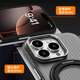 铁布衫【360°旋转】适用苹果16promax支架手机壳iPhone16pro瓦楞磁吸保护套16Plus高级感全包防摔支架壳 【钛金暗影360支架壳】玫瑰金 iPhone 16 Pro Max