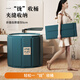 Xkj Beau de bain de qualité japonaise pour adultes pliable sueur fumante pour deux personnes et seau de bain plus grand pour les nourrissons et les enfants assis et laver le bain de baignoire moderne vert déplié prêt à l'emploi * pas d'installation de sel de sel d'installation