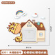 Yishujia Switch Aufkleber Wandaufkleber Buchse Schutzdeckel Schlafzimmer Home Light Switch Dekoration Moderne einfache leuchtende dreidimensionale Aufkleber Wohnzimmer Hotel Power Panel European Style Netter Cartoon 4 Paketschalter Aufkleber Cartoon Style 4