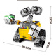 Yuxing Model King Boy Monting Building Blocks Programmierroboter Wali Elektrische Fernbedienungsstrecke Rennspurmodell Kinderspielzeuggeschenk Statische Version Wali Roboter Bausteine-687 Partikel kompatibel mit LEGO-Programmierroboterbaubausteinen