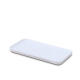 HYWLKJ Japanese-style white porcelain tray toothbrush storage rack ceramic toothbrush holder bathroom powder room storage dish rectangular ceramic plate white porcelain tray (small)