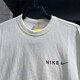 耐克（NIKE）短袖男装2025夏季新款跑步运动服针织透气时尚宽松圆领上衣T恤衫 HF6172-133米白纯棉 M
