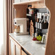 Lin's Home Dining Side Gabinete Nordic Log Gabinete de pared Gabinete de vinos Gabinete de té Cofre de gabinete Sala de estar Gabinete de almacenamiento OU6T