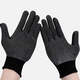 
Qindu custom labor protection gloves nylon non-slip gloves driver drives and dispenses thin model 13-pin working finger gloves SN1278 black 24 double pack equal size