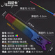 
Manika Haircut Hair Crushing Comb Rainbow Color Hair Stylist Haircut Comb Short Hair Women's Hair Wide Teeth Line Texture Comb Men's Hair Rainbow Comb [M15929]/Flat Hair Comb