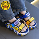 G.duck boys' sandals 2026 new summer Korean style small boys' shoes casual soft bottom children's beach shoes blue 27 (inner length 17CM suitable for feet 16.5CM)