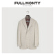 
FULL MONTY men's suit jacket beige prince wool business single [Global Customized Home Series] Khaki Yellow 6919 46