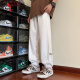 
Pugesi (PUGESI) fat large size waffle pants men's spring and autumn casual teenager trousers loose trousers K1049 grey regular 5XL 210-230Jin [Jin equals 0.5 kg]
