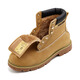 Nuevas botas de trabajo de primavera de Maden botas grandes amarillas al aire libre zapatos de cuero casual al aire libre botas de martin gruesas botas retro de senderismo