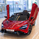 
Beibeiya McLaren children's car electric four-wheeled car can be seated for people, children's sports car remote control toy battery children's car. Ultimate version powder + four-wheel drive + leather seat + soft wheel + lithium battery