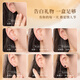 Givenchy Light Luxury One Week Серьги для девочек Серьги Серьги Серьги Ювелирные ювелирные изделия подарки на день рождения подарки для подруги жене, сияющие серьги звездной недели [Розовое золото]