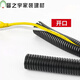 Junmo plastic open corrugated pipe waterproof and flame retardant cable protective cover threaded hose outdoor sun protection and anti-aging PEAD10 inner diameter 6 points 5mm 100 meters