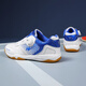 
Double Star Batty Table Tennis Shoes Men and Women Adult Children's Mesh Breathable Badminton Sports Shoes Lightweight Shoes Shoes Training Tennis Shoes White and Blue (Table and Badminton) 34