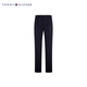 Tommy Hilfiger Autumn and Winter Men's Urban Business Commuting Classic Dark Texture Slightly Elastic Tapered Suit Pants Casual Pants Navy DW5 - Loose Version - Normal Shot 31 (2.4 feet)