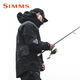 SIMMS23 New Simms Outdoor Windproof and Rainproof PRODRY Jacket Waterproof Luya Fishing Wear Jacket Pants Black Jacket M