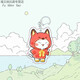 Raincoat Meow If History Is a Group of Meows Cute Peripheral Keychain Headphones School Bags and Pendant Gifts 5cm D-shaped Button Pendant_A841--Raincoat Style-Raincoat