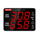 Delixi Temperatura interior de grado industrial Electrice Pantalla grande Electrónico de alta precisión de alta precisión Temperatura de alarma sobre temperatura Pantalla de humedad de la temperatura de alarma/resistencia 1049 1049