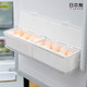 Home Story Japan imported egg storage box refrigerator side door organization artifact kitchen egg box crisper food grade vertical egg box single piece 1.8L