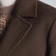 Good news bird lapel short wool coat men's business casual straight woolen coat KEBS243012U mocha brown 50