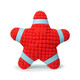 EETOYS Latex Starfish Red Dog Toy Fun Sound Relief Alone Boredom Companion Pet Supplies