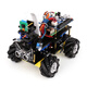 Createblock Raspberry Pi 4B AI Visual Car Robot inteligente Reconocimiento Visual Tracking Robot McNum Wheel Raspberry Pi 4B (4G) Placa base