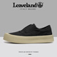 Leveland Maple Leaf Canvas-Schuhe Herrenschuhe Sommer Neu atmungsaktiv nicht rutschfreie Schuhe tragen resistente und hochgezogene einstufige faule Schuhe Herrenschwarz [Standard Lederschuhgröße] 40 (250 mm)