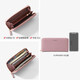 Woodpecker (TUCANO) new Korean version forever young women's wallet solid color versatile clutch fashion PU pull dark blue